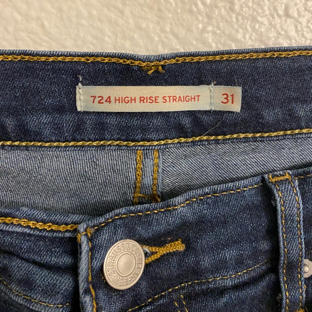 Levi’s Denim High Rise Straight Pants